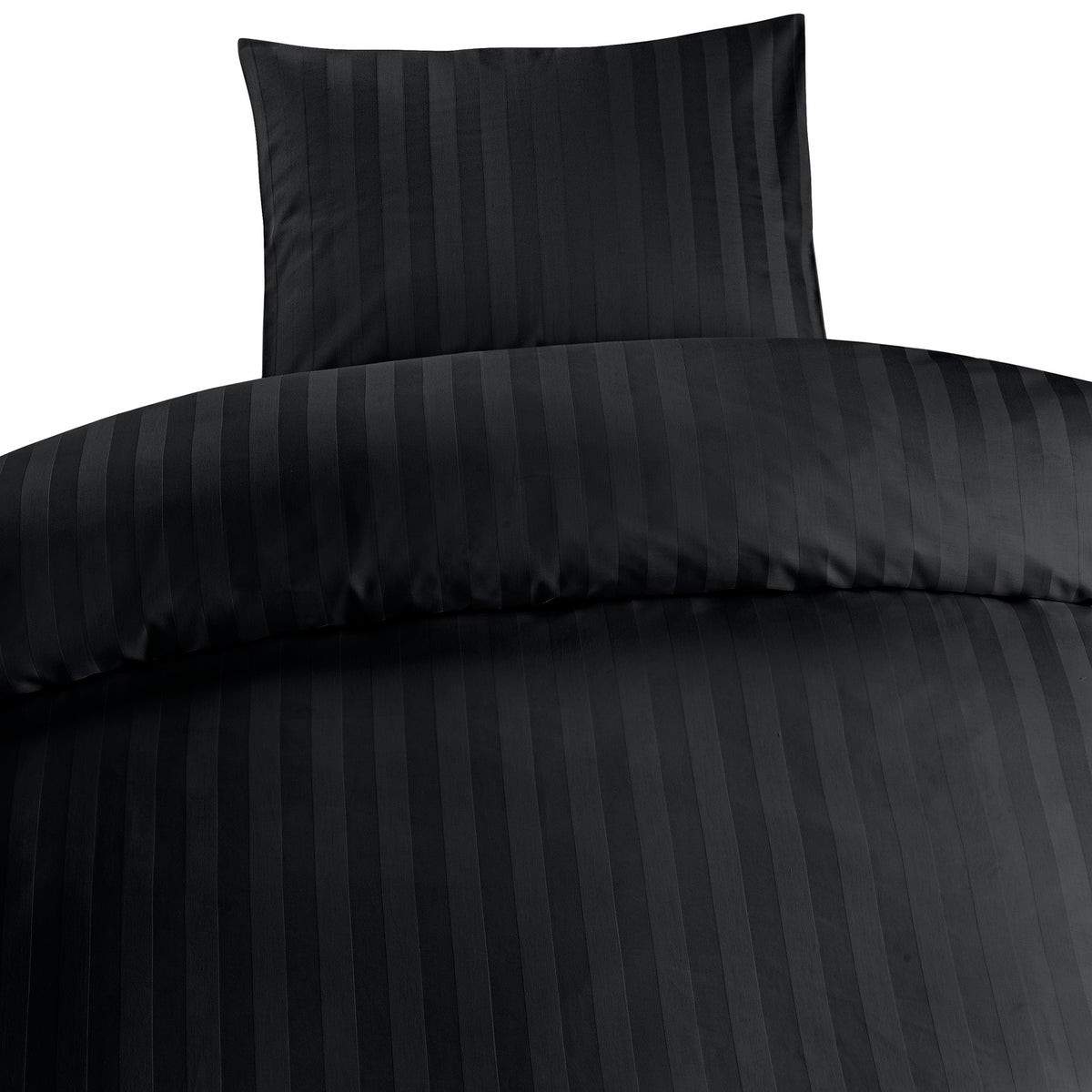2-Dels Set Satin Svart