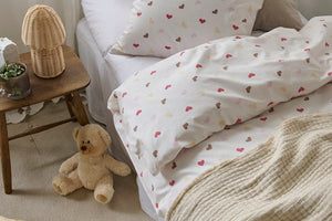 2-Dels Set Hjärtrud Beige