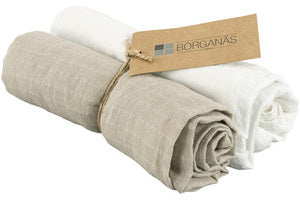 Muslinwrap 70x70 Sand, 2 Pack.