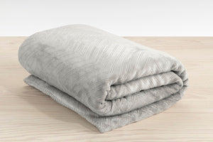 Pläd Sherpa 130x170 cm Grå