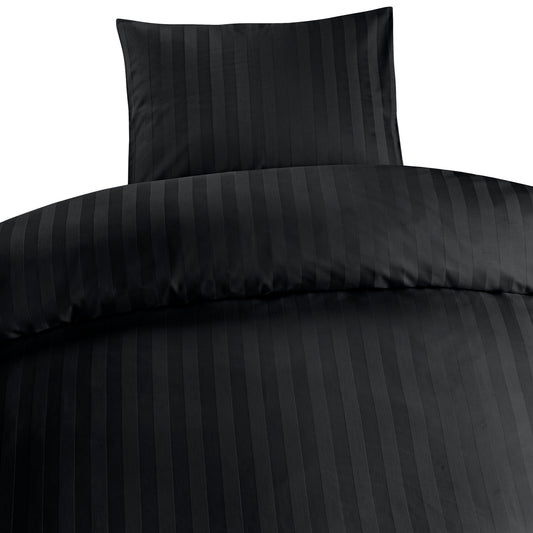 2-Dels Set Satin Svart