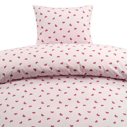 2-Dels Set Hjärtrud Rosa