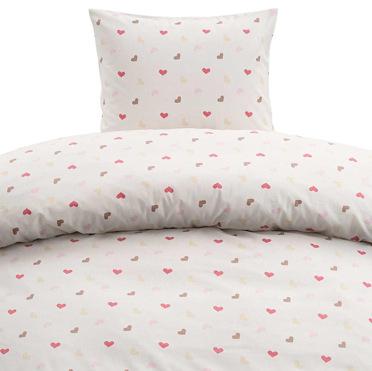 2-Dels Set Hjärtrud Beige
