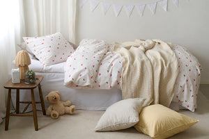 2-Dels Set Hjärtrud Beige