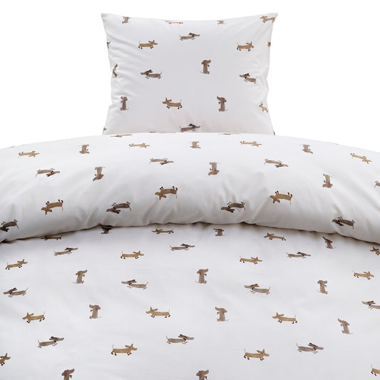 2-Dels Set Små Taxar Brun