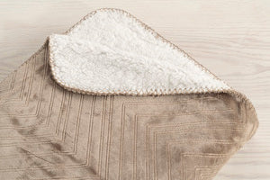 Pläd Sherpa 130x170 cm Linne